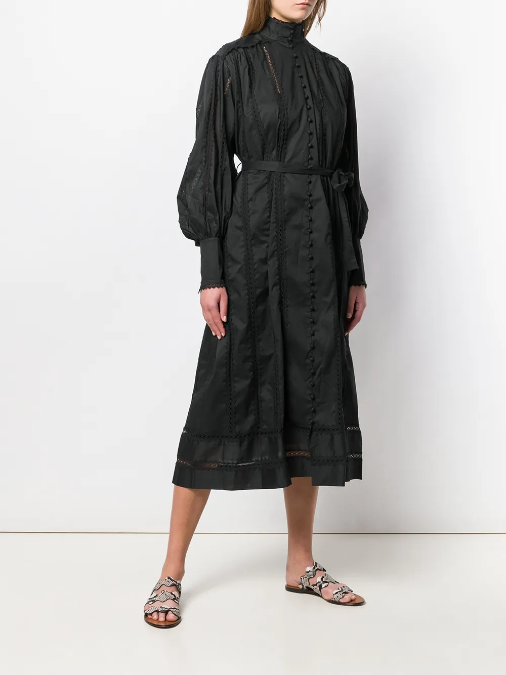 zimmermann lace smock dress