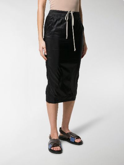 rick owens drawstring skirt