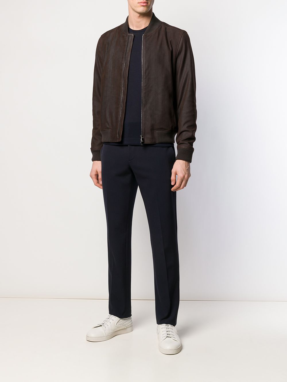 Corneliani Slim-fit trui - Blauw