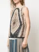 Brunello Cucinelli macramé top