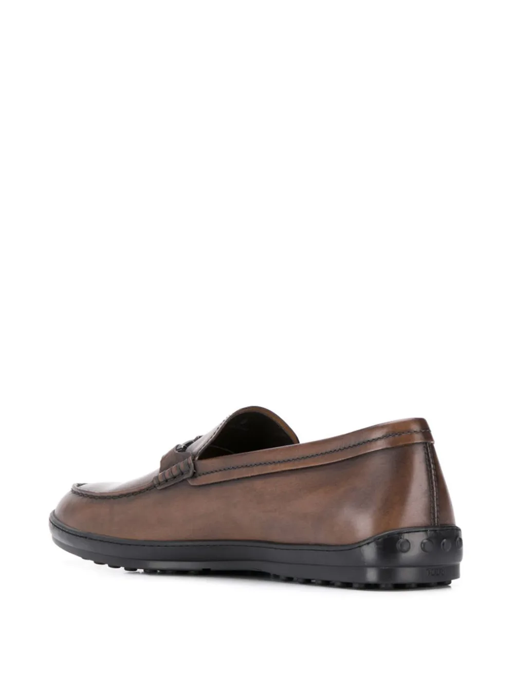 Tod's Loafers met dubbele T Bruin