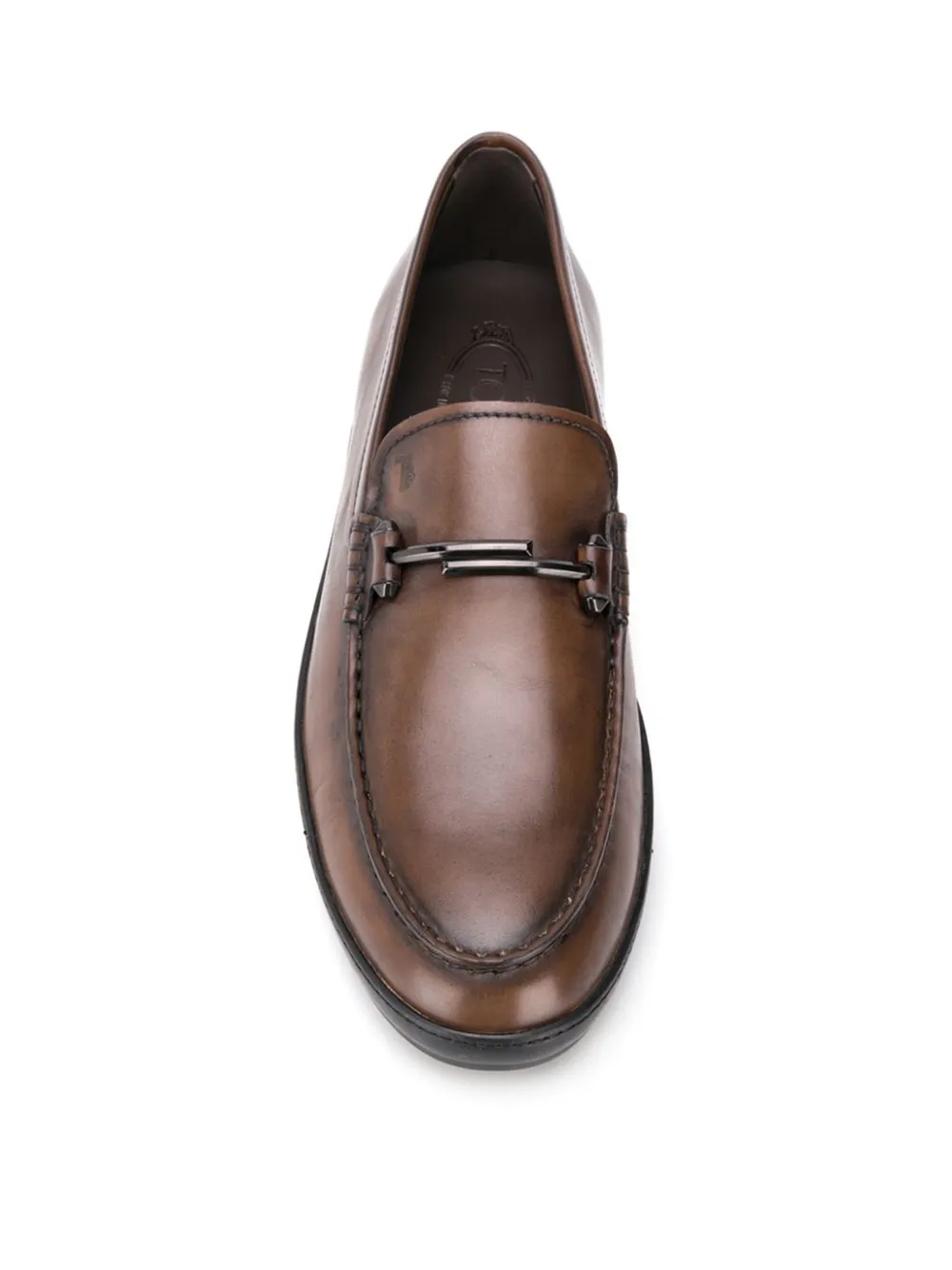 Tod's Loafers met dubbele T Bruin