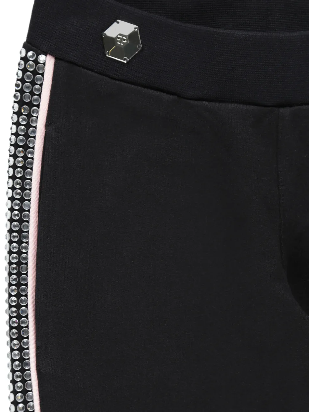  Philipp Plein Junior Jogging Trousers Crystal   Schwarz 