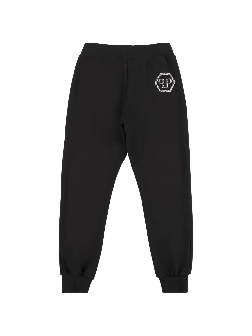 Philipp Plein Junior Trainingsbroek met logo Zwart