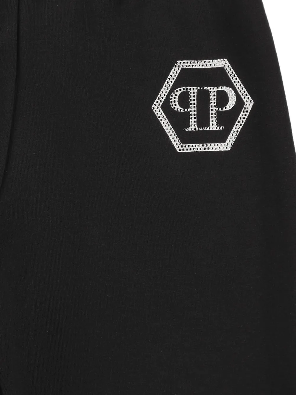 Philipp Plein Junior Trainingsbroek met logo Zwart