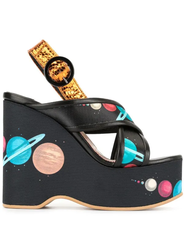 high wedge flip flops