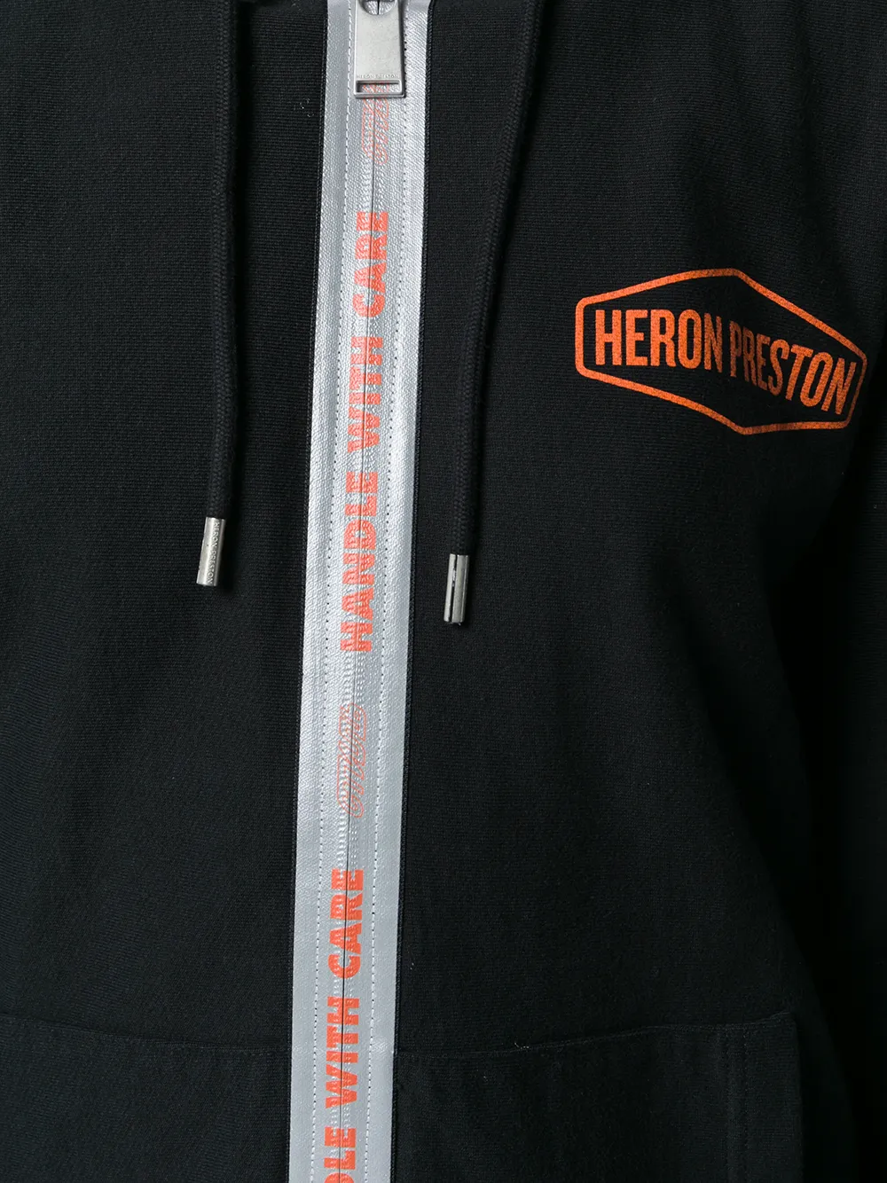 Heron Preston Hoodie met logo Zwart