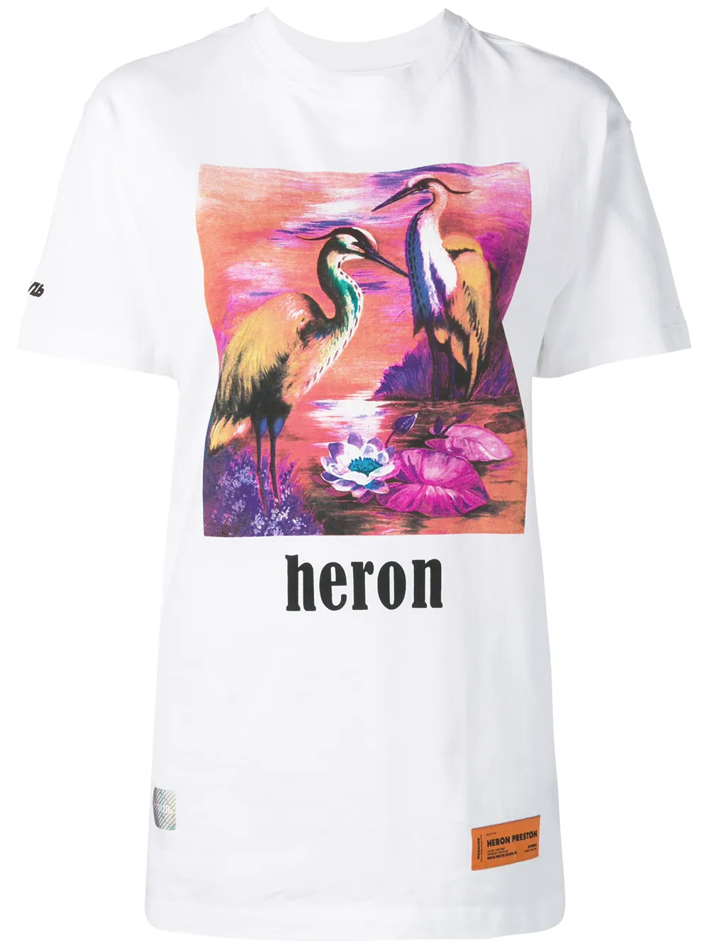 Heron Preston футболка с графичным принтом