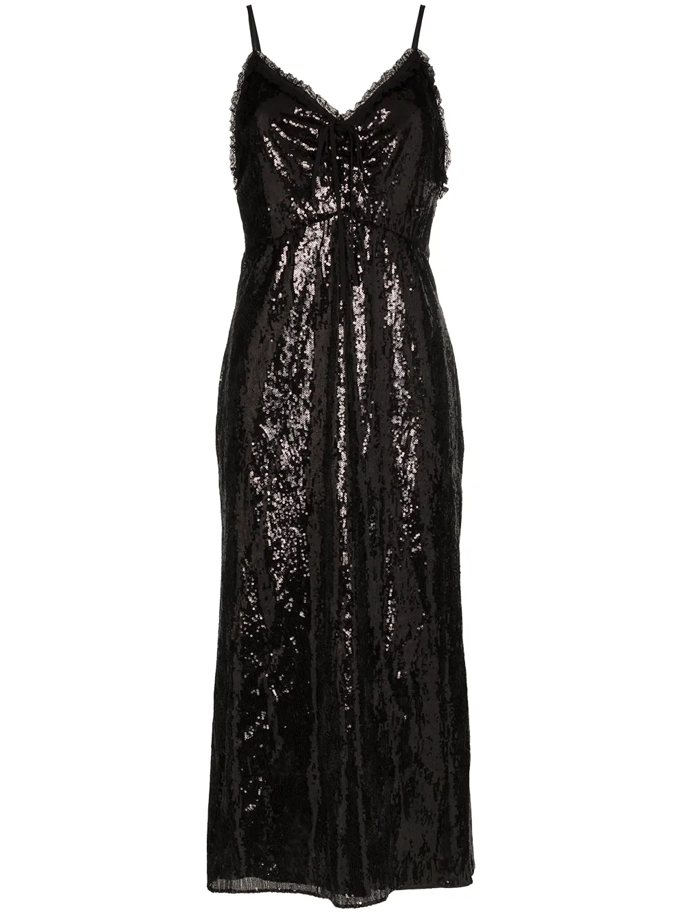 Miu Miu Dresses sequinned slip midi dress