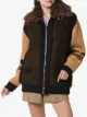 Miu Miu shearling-collar jacket