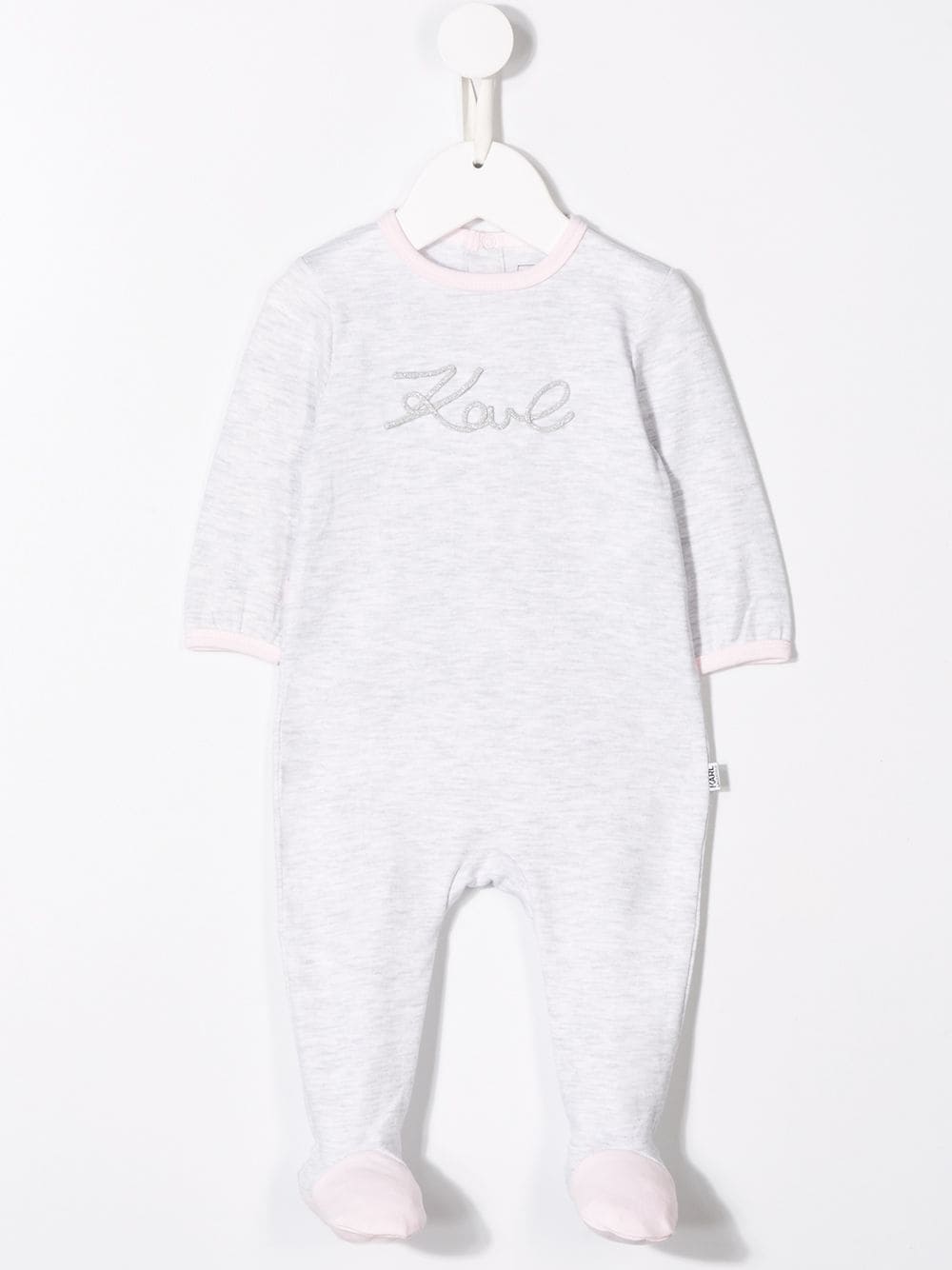 фото Karl lagerfeld kids комплект из комбинезона и шапки karl signature