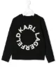 الصورة 1 من Karl Lagerfeld Kids كنزة بشعار دائري