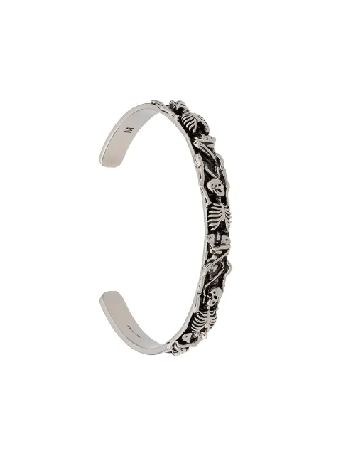 Alexander McQueen Dancing Skeleton cuff