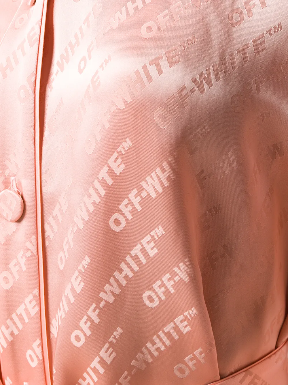 Off-White Shirt met riem Roze