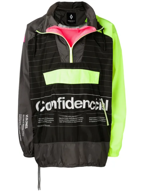 Marcelo Burlon County of Milan Lettering windbreaker