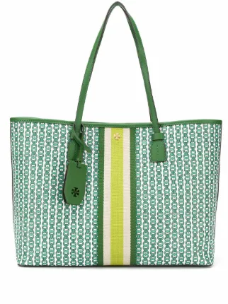 tory burch green tote