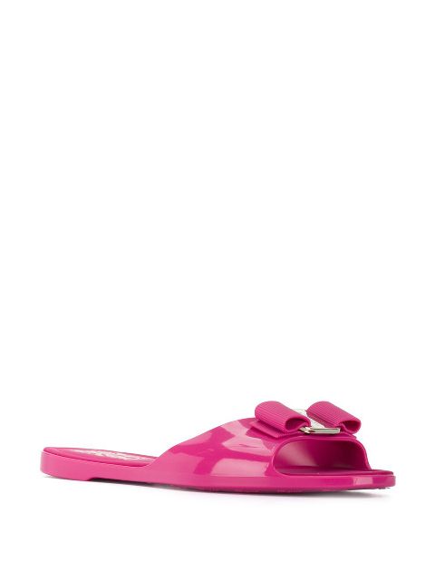 salvatore ferragamo jelly slides