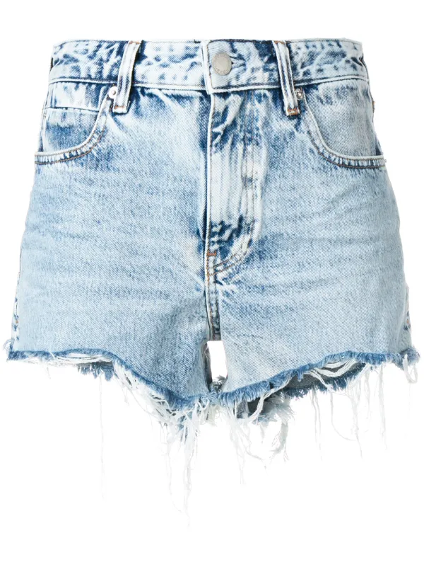 Alexander Wang Distressed Denim Shorts 