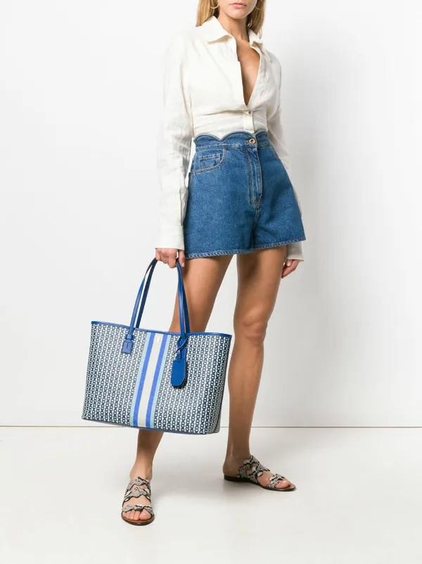 tory burch women's gemini link tote