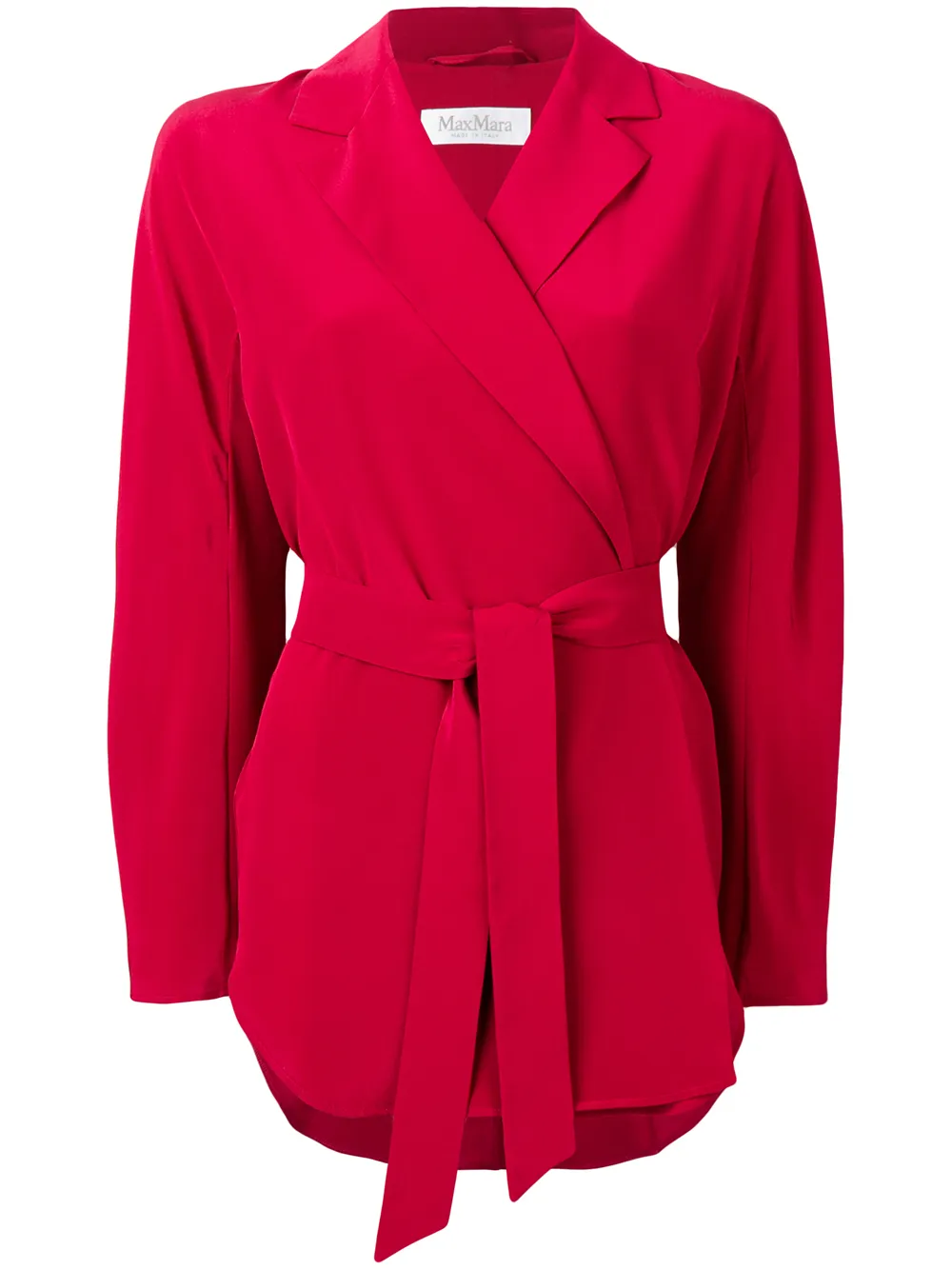 Max Mara Blazers MAX MARA 'NATIVA' BLAZER IN WICKELOPTIK - ROT