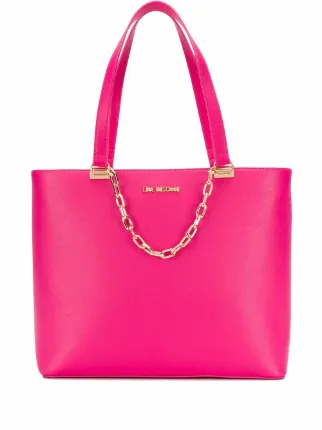 fuchsia tote bag