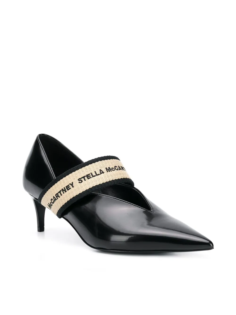 Stella McCartney Pumps met bandjes Zwart
