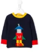 الصورة 1 من Stella McCartney Kids كنزة منسوجة بنقش صاروخ