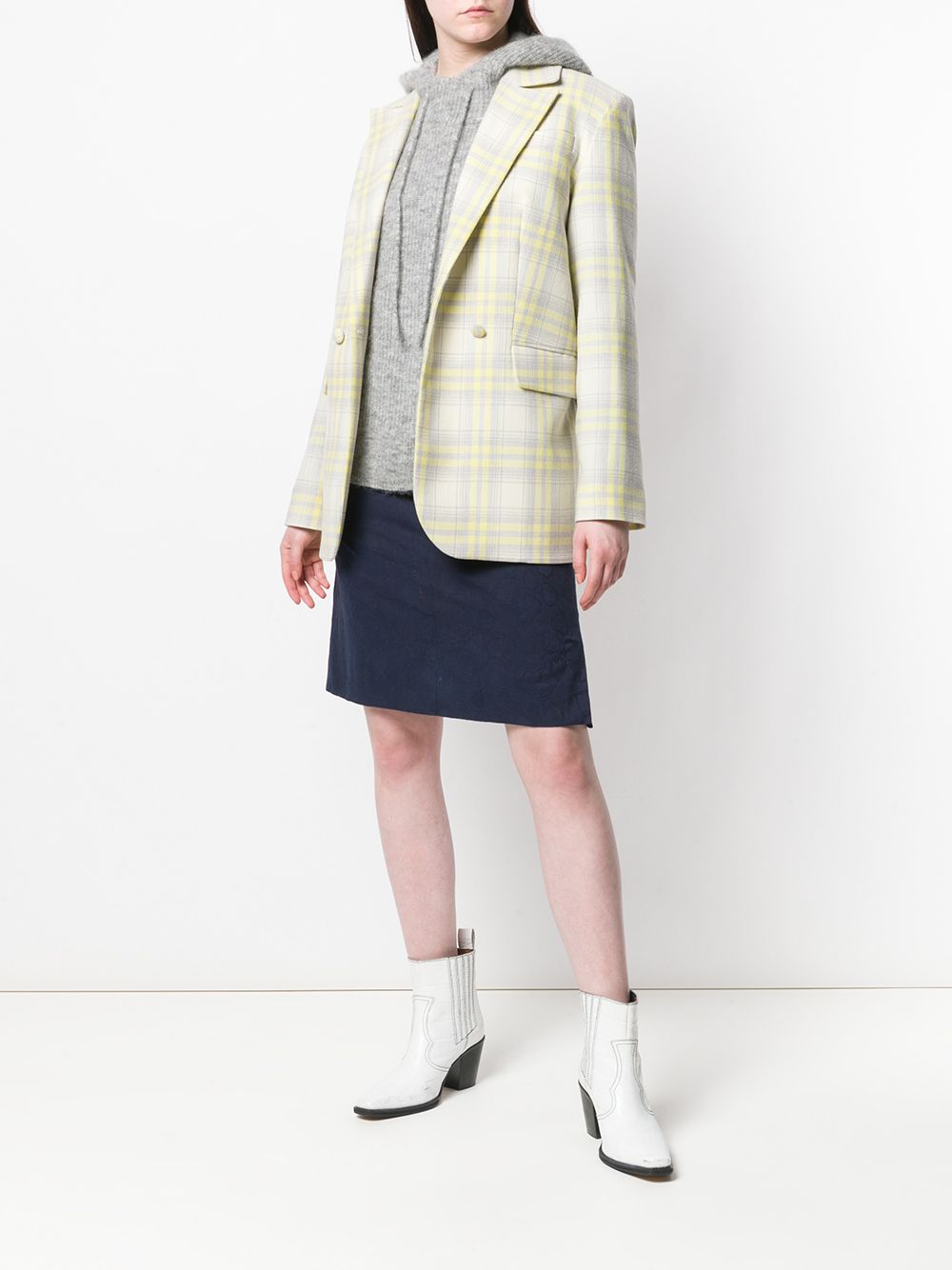 фото Yves Saint Laurent Pre-Owned юбка прямого кроя 1980-х годов