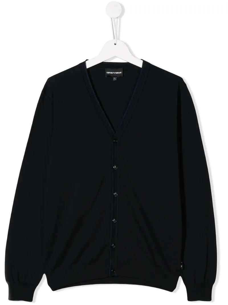 Emporio Armani Kids классический кардиган