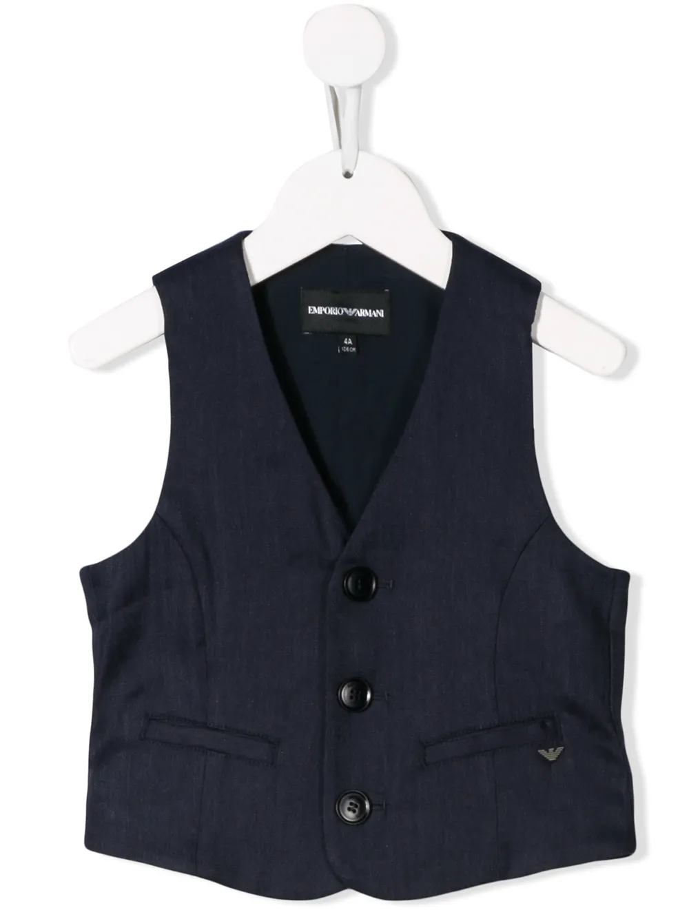 Emporio Armani Kids veston classique - Bleu Emporio Armani Kids veston classique - Bleu