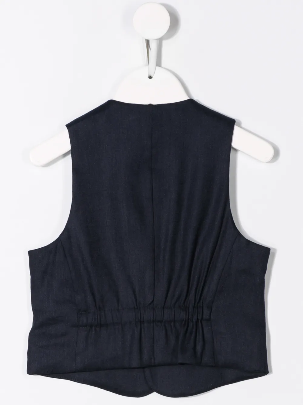 Emporio Armani Kids Getailleerde waistcoat Blauw