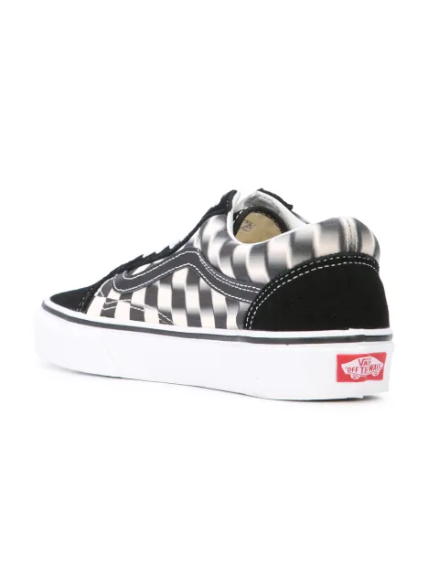 vans old skool leather check