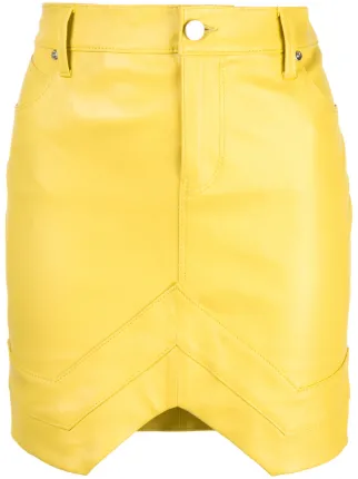 express yellow skirt