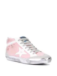 pink mid star golden goose