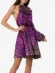 Halpern Minikleid mit Pailletten
