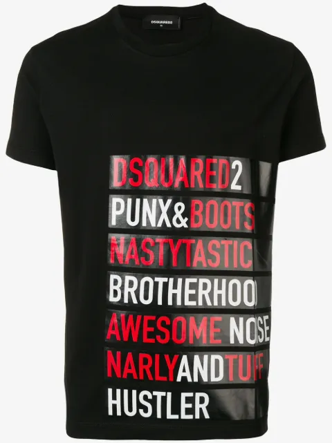 DSQUARED2 slogan T-shirt