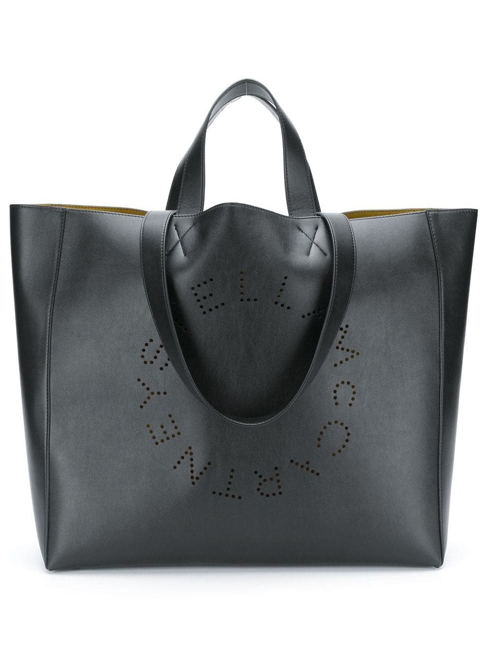 фото Stella McCartney сумка-тоут с перфорированным логотипом