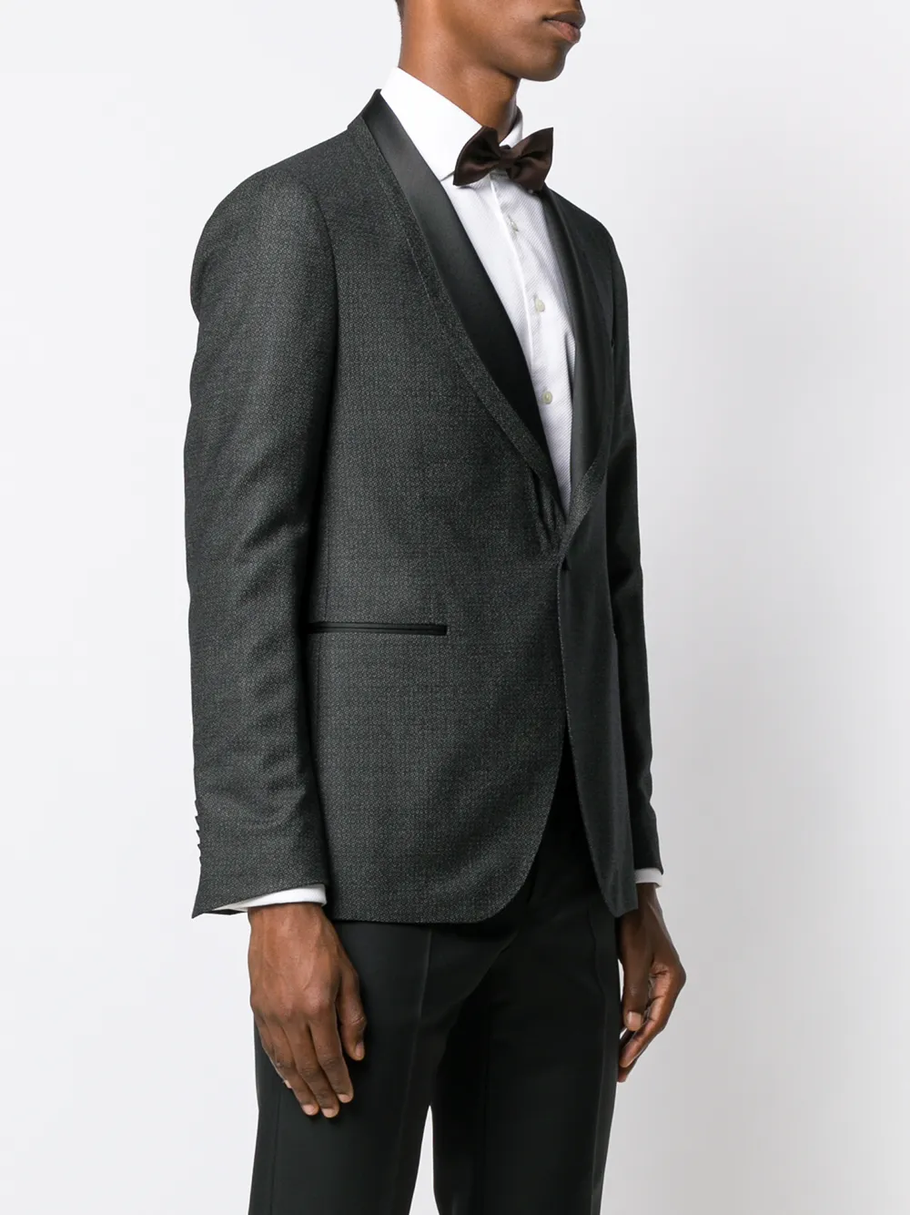 Tagliatore Blazer met enkele rij knopen Grijs