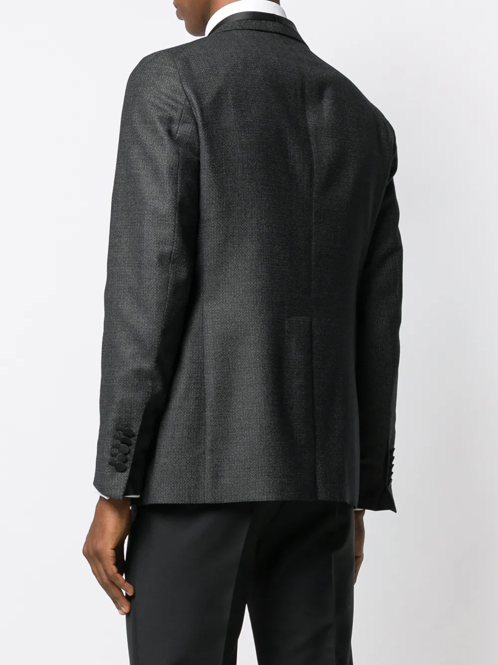 Tagliatore Blazer met enkele rij knopen Grijs