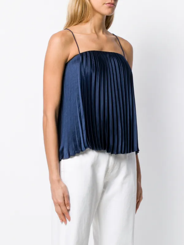 Vince pleated cami Clearance