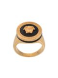 Versace Medusa enamel ring - Gold