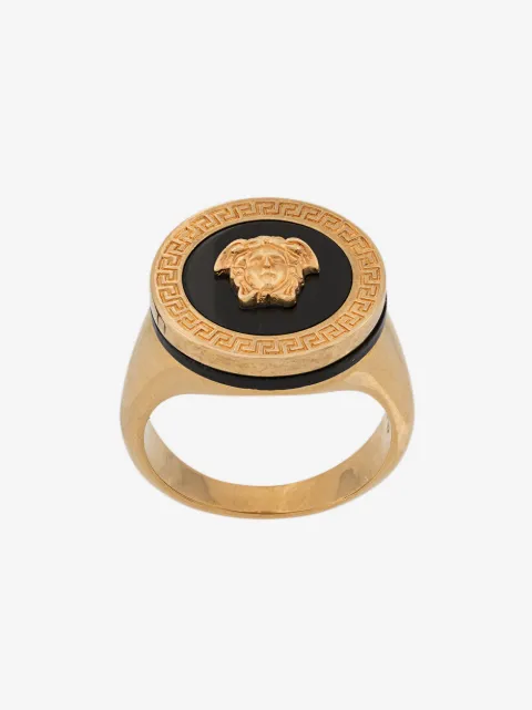 Versace bague Medusa émaillée