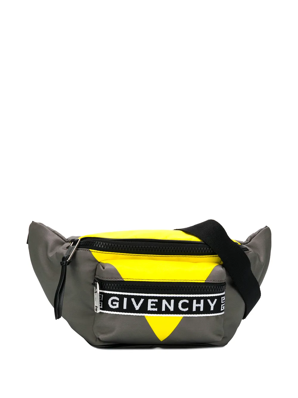 Givenchy Belt GIVENCHY LOGO PRINT BELT BAG - GREY