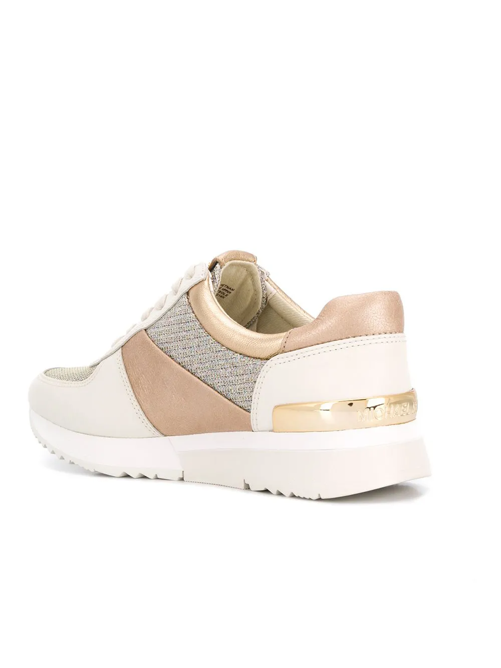 michael michael kors allie floral appliqu¨¦ leather sneaker