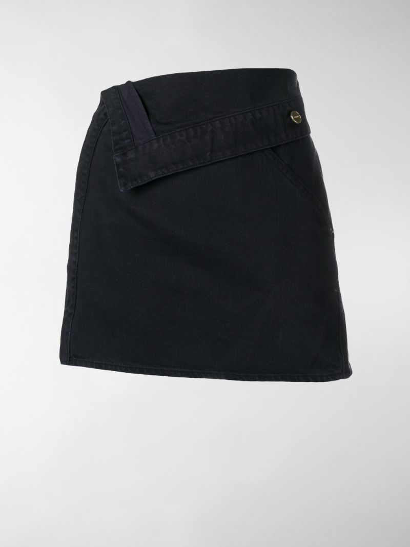 jacquemus denim skirt