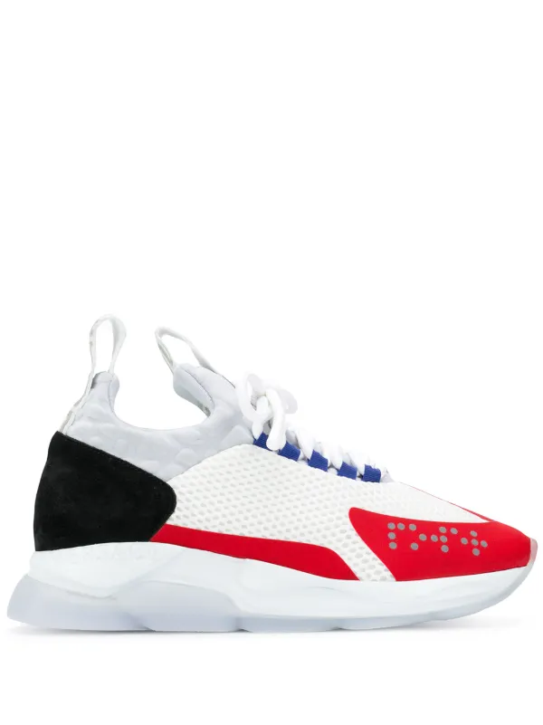 versace cross chainer sneakers