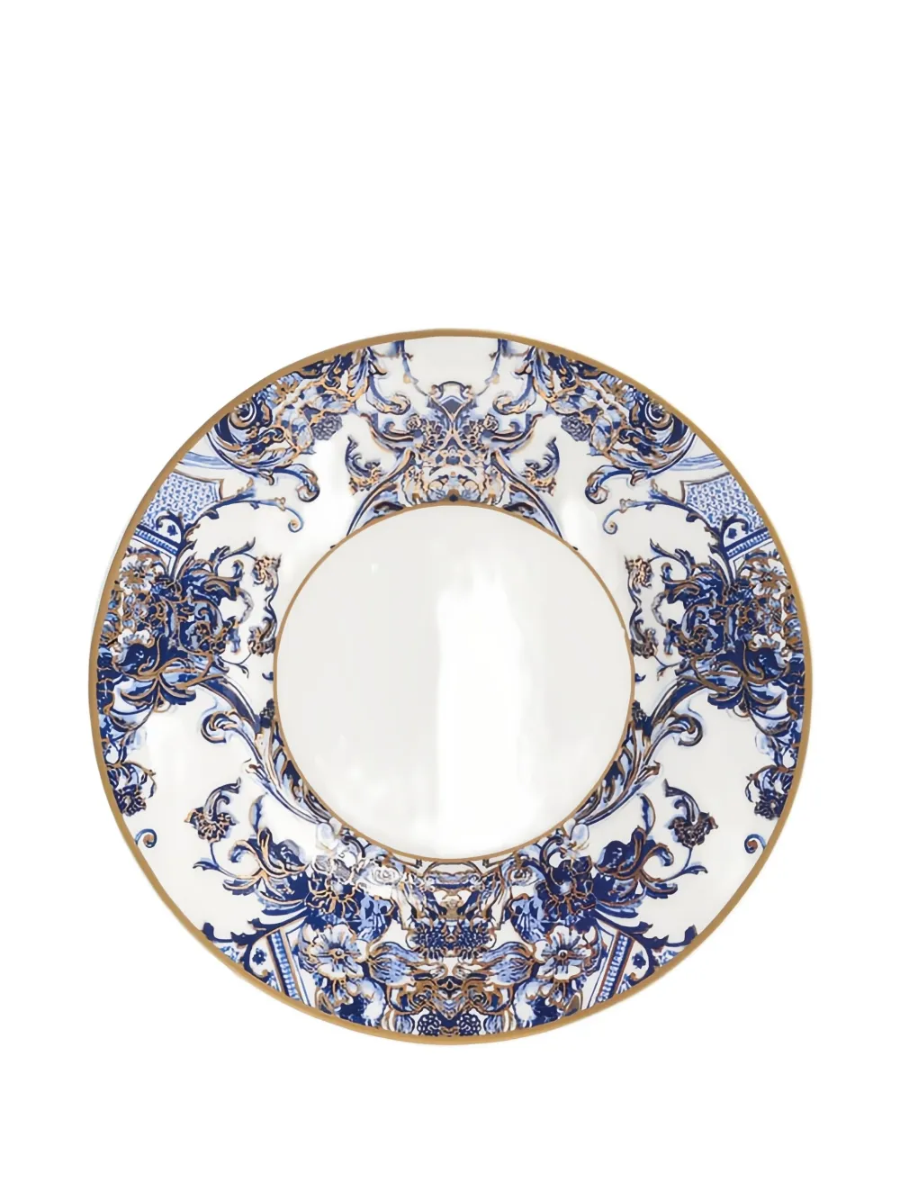 Roberto Cavalli Home Azulejos Cup And Saucer Tea (two-person Setting) In Blue