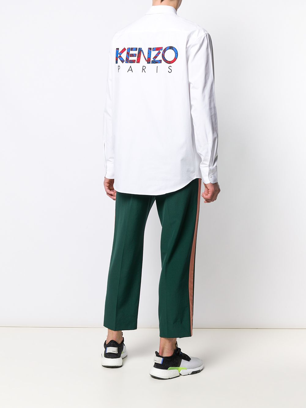 фото Kenzo рубашка с логотипом на спине