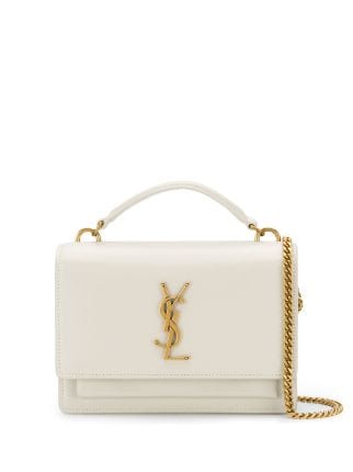 ysl pouch white