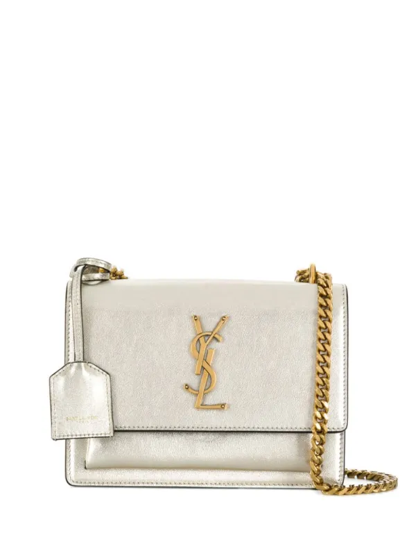 saint laurent gold bag